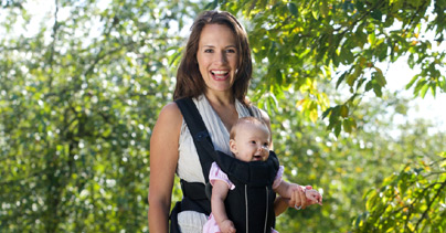 New moms, stay fit and take special care of your back and neck.