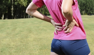 Lumbar pain can be a sign of a spine condition.