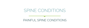 What types of spine conditions are the most painful?