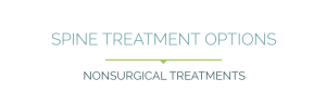 Learn about nonsurgical treatment to spine disease and injuries.
