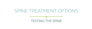 Testing for spinal conditions by Dr. Hamid Mir in Los Angeles and Orange County.