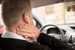 Neck sprains can happen even in minor car accidents.